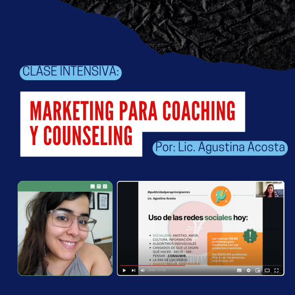 Clase Especial: Marketing para counseling y coaching